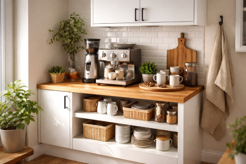 Cozinha pequena e cantinho do café: como criar um ambiente agradável?